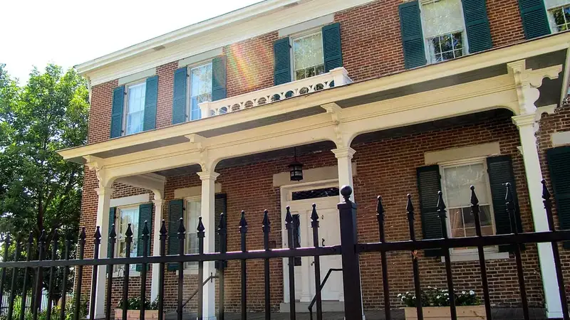The brick Harris-Kearney House in Westport