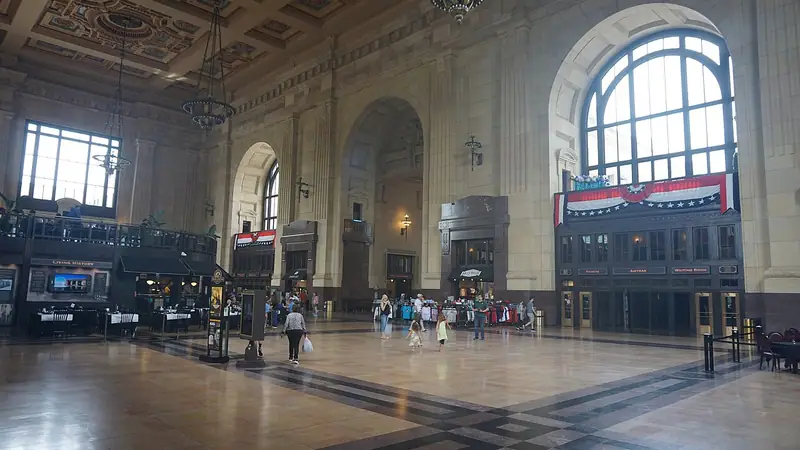 The Grand Hall inside Kansas City Union Station
